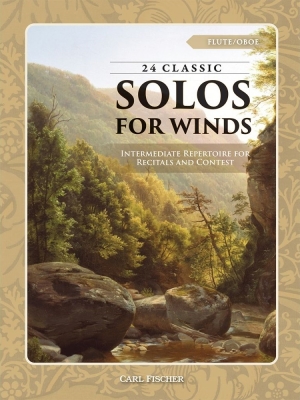 Carl Fischer - 24 Classic Solos (for Winds): Intermediate repertoire for recitals and contest - Flute/Oboe - Book