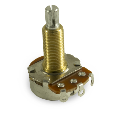 WD Music - Centralab 550K Audio Taper Potentiometer +/- 9% Tolerance - Long Bushing