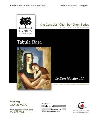 Cypress Choral Music - Tabula Rasa - Girvan/Macdonald - SSAATB