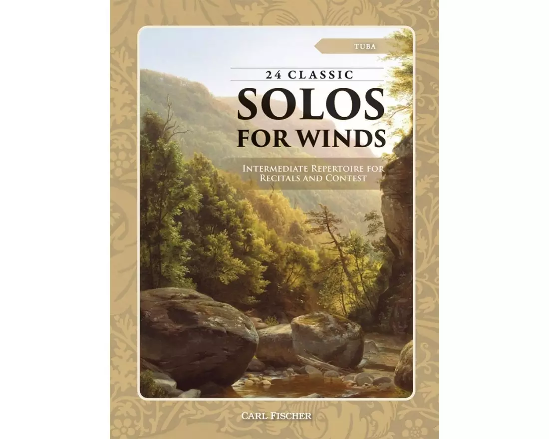 24 Classic Solos (for Winds): Intermediate repertoire for recitals and contest - Tuba - Book