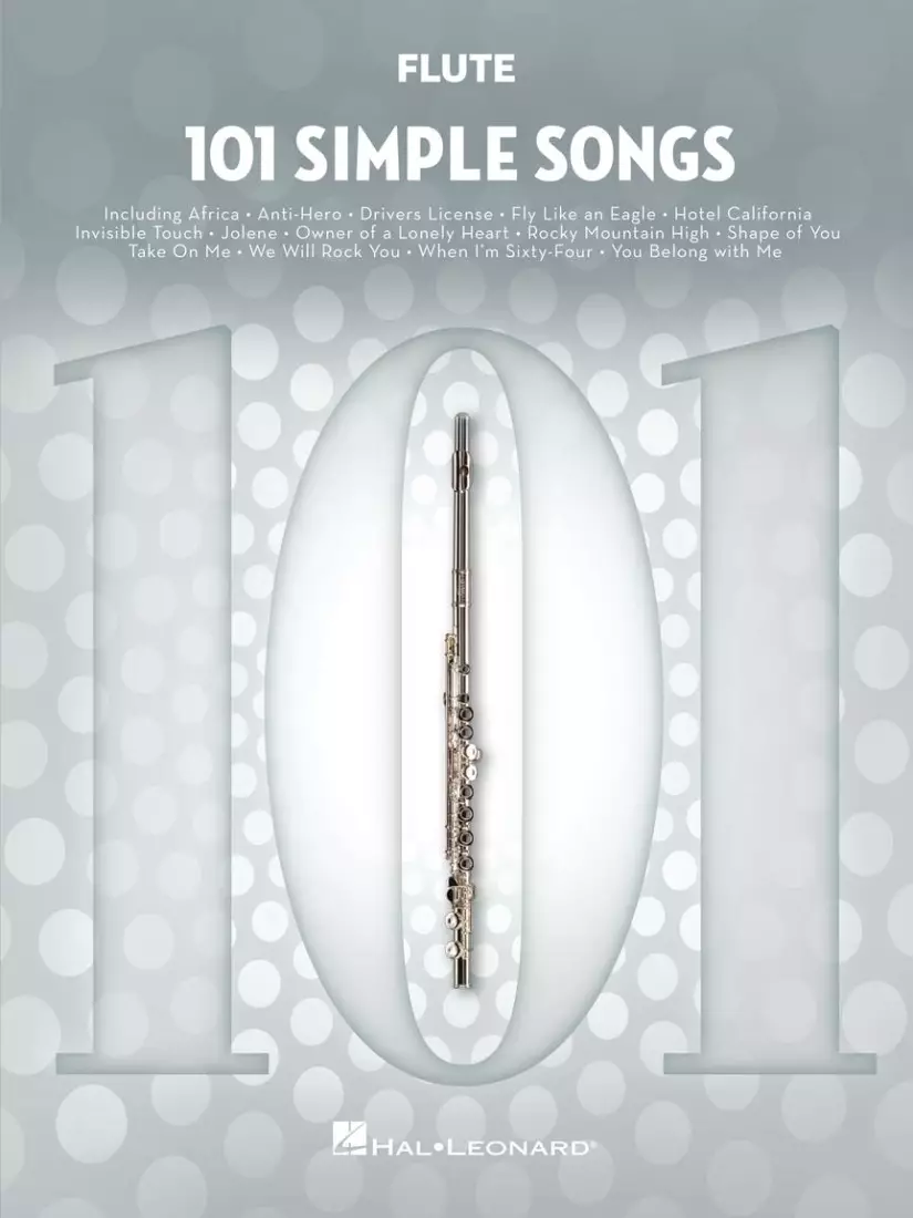 101 Simple Songs - Flute - Book