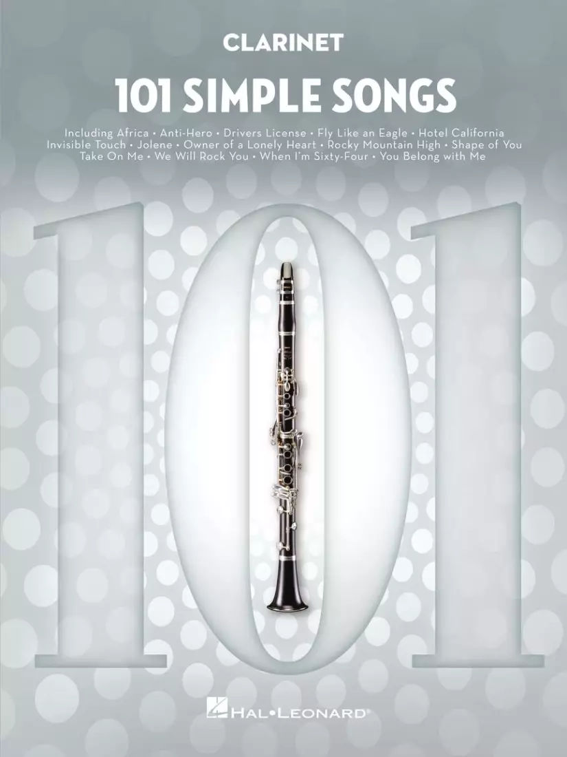 101 Simple Songs - Clarinet - Book