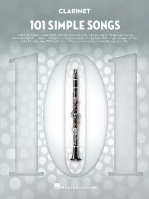 Hal Leonard - 101 Simple Songs - Clarinet - Book