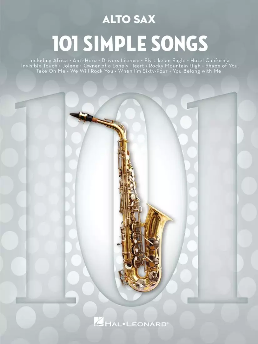 101 Simple Songs - Alto Sax - Book