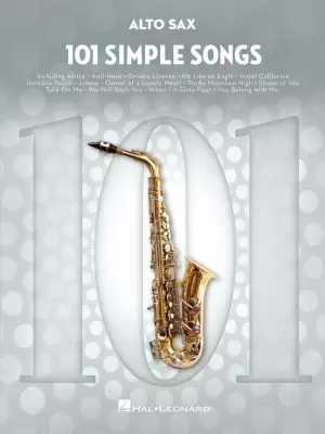 Hal Leonard - 101 Simple Songs - Alto Sax - Book