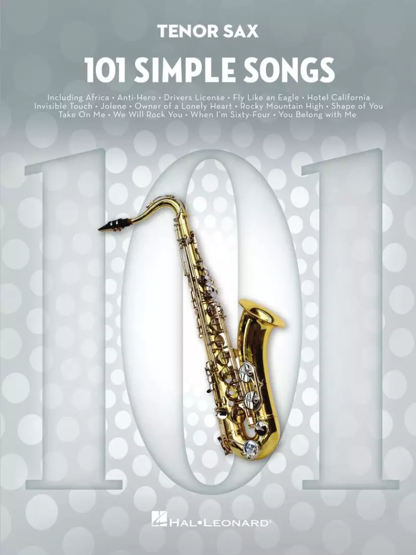 101 Simple Songs - Tenor Sax - Book