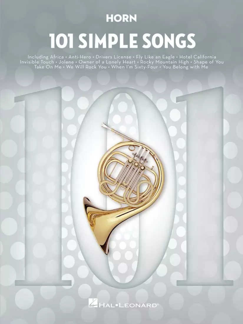 101 Simple Songs - Horn - Book