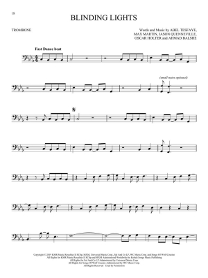 101 Simple Songs - Trombone - Book