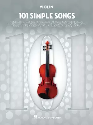 Hal Leonard - 101 Simple Songs - Violin - Book