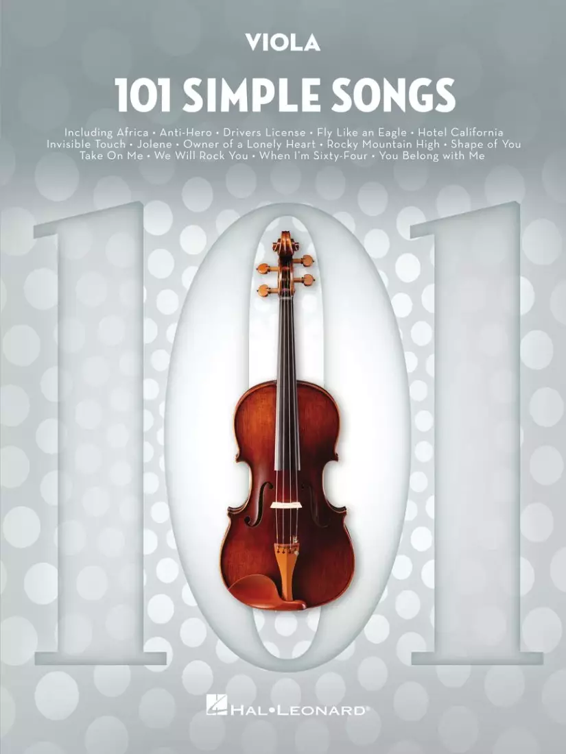 101 Simple Songs - Viola - Book