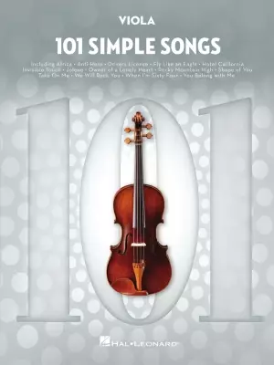 Hal Leonard - 101 Simple Songs - Viola - Book