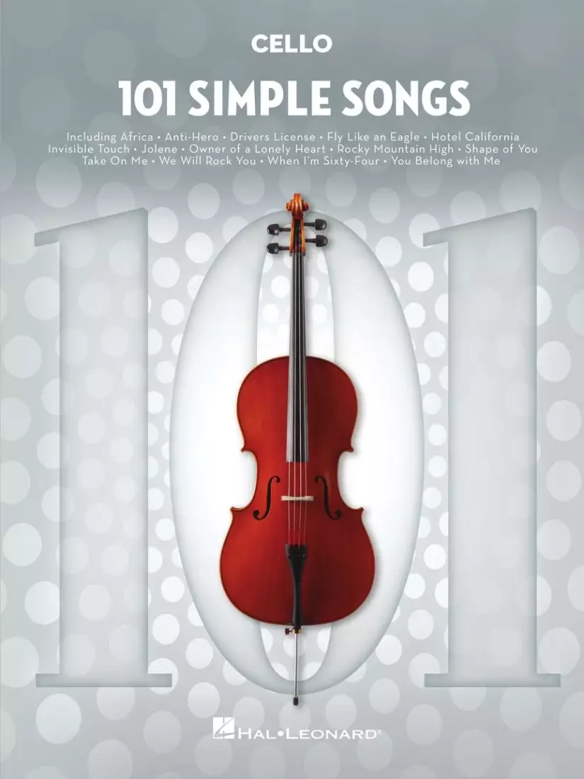 101 Simple Songs - Cello - Book