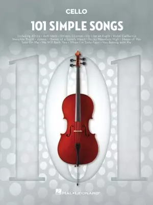 Hal Leonard - 101 Simple Songs - Cello - Book