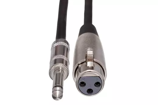 XLR3F to 1/4\'\' TS Microphone Cable - 5\'