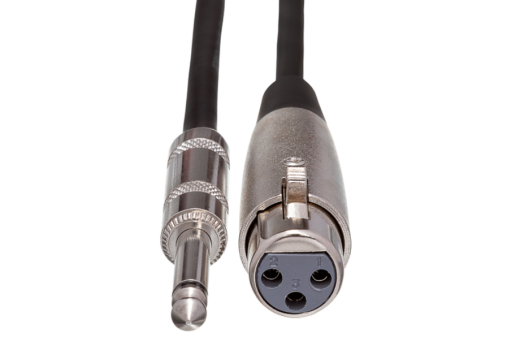 XLR3F to 1/4\'\' TS Microphone Cable - 25\'
