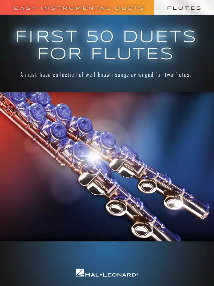 First 50 Duets for Two Flutes: Easy Instrumental Duets - Flute Duet - Book