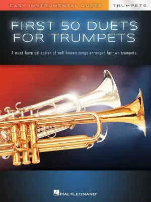 Hal Leonard - First 50 Duets for Two Trumpets: Easy Instrumental Duets - Trumpet Duet - Book