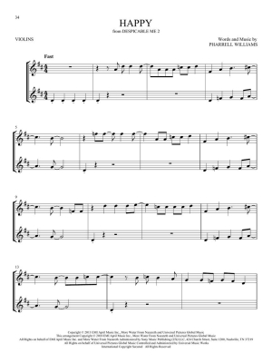 First 50 Duets for Two Violins: Easy Instrumental Duets - Violin Duet - Book