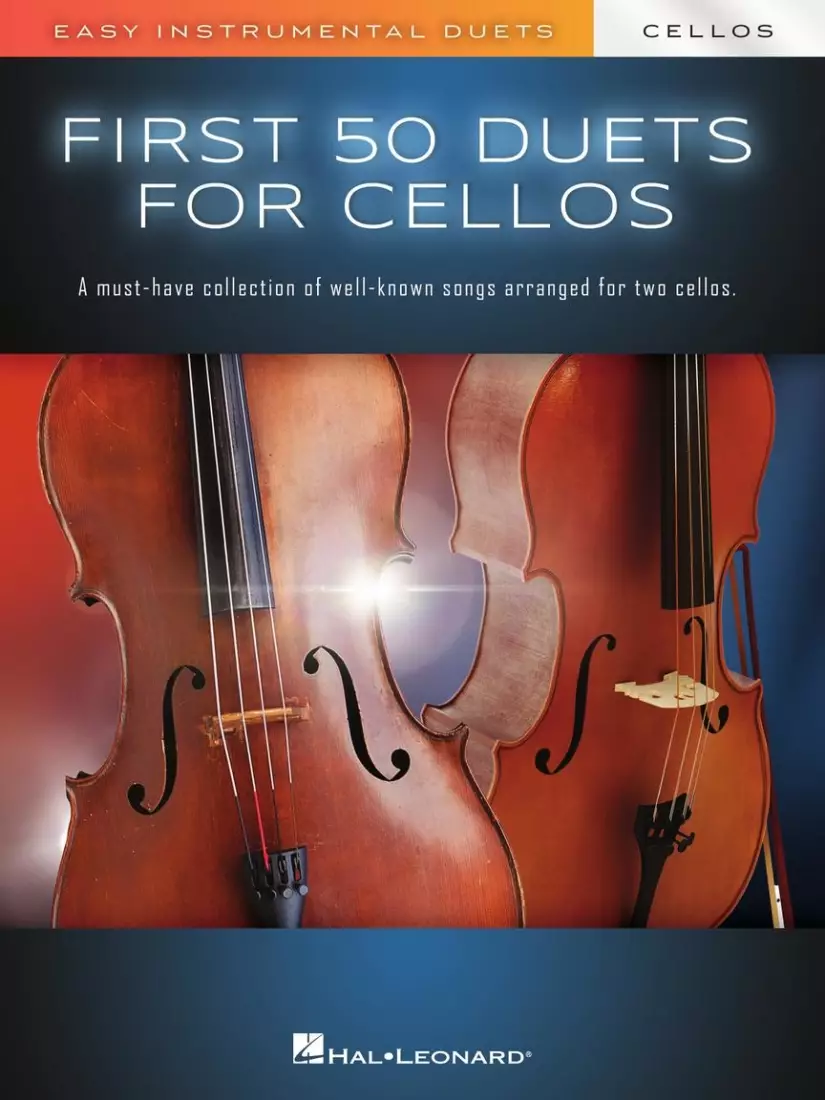 First 50 Duets for Two Cellos: Easy Instrumental Duets - Cello Duet - Book