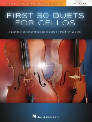 Hal Leonard - First 50 Duets for Two Cellos: Easy Instrumental Duets - Cello Duet - Book