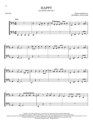 First 50 Duets for Two Cellos: Easy Instrumental Duets - Cello Duet - Book
