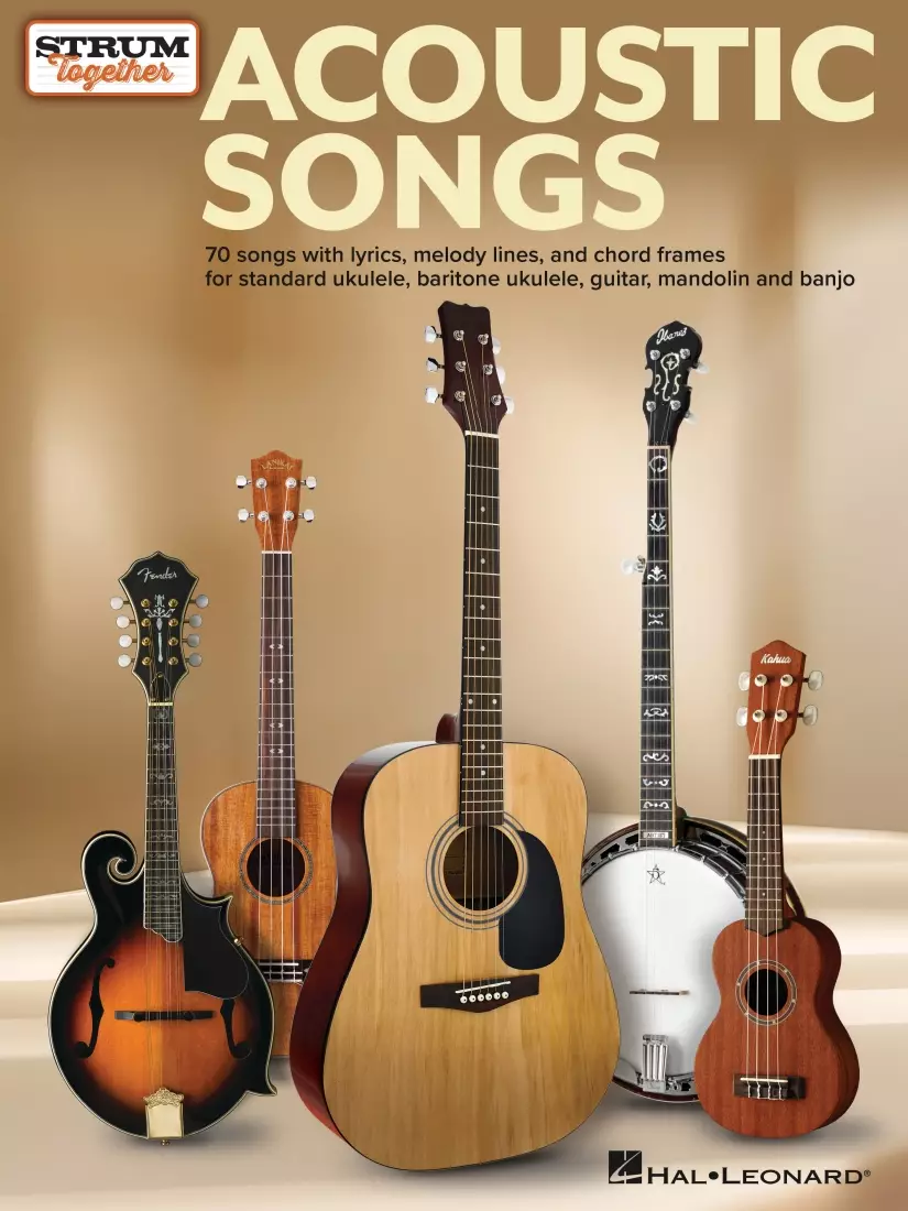 Acoustic Songs: Strum Together - Collinson - Ukulele/ Baritone Ukulele /Guitar /Banjo /Mandolin - Book