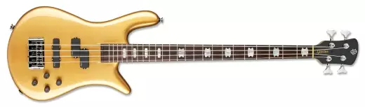 Spector Bass - Euro 4 Classic Bass Guitar - Solid Metallic Gold Gloss