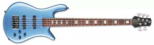 Spector Bass - Euro 5 Classic 5-String Bass Guitar - Solid Metallic Blue Gloss