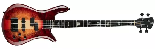 Spector Bass - Euro Custom 4-String Bass Guitar - Natural Red Burst Gloss