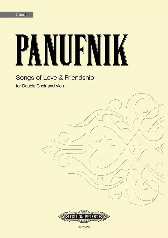 Songs of Love & Friendship - Duchen/de Zuylen/Panufnik - SSAATTBB Vocal Score