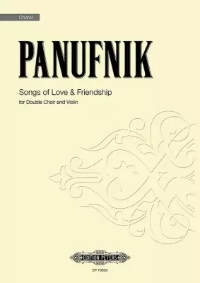 C.F. Peters Corporation - Songs of Love & Friendship - Duchen/de Zuylen/Panufnik - SSAATTBB Vocal Score