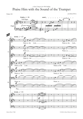 Praise Him with the Sound of the Trumpet - Dove - SATB