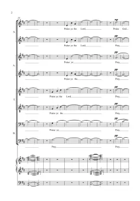 Praise Him with the Sound of the Trumpet - Dove - SATB