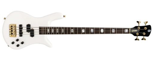 Spector Bass - Euro 4 Classic Bass Guitar - Solid White Gloss