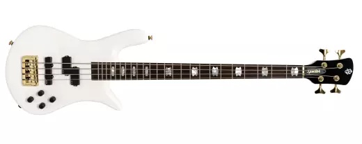 Spector Bass - Euro 4 Classic Bass Guitar - Solid White Gloss