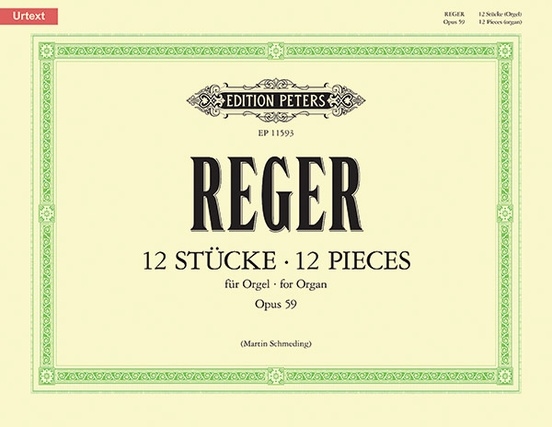 Twelve Pieces, Op. 59 - Reger/Schmeding - Organ - Book