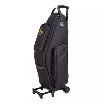 Tenor Sax Wheelie Gig Bag - Nylon with Leather Trim