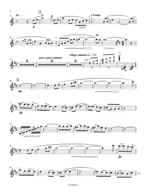 Chant de l\'aube - Chen - Clarinet/Piano - Book