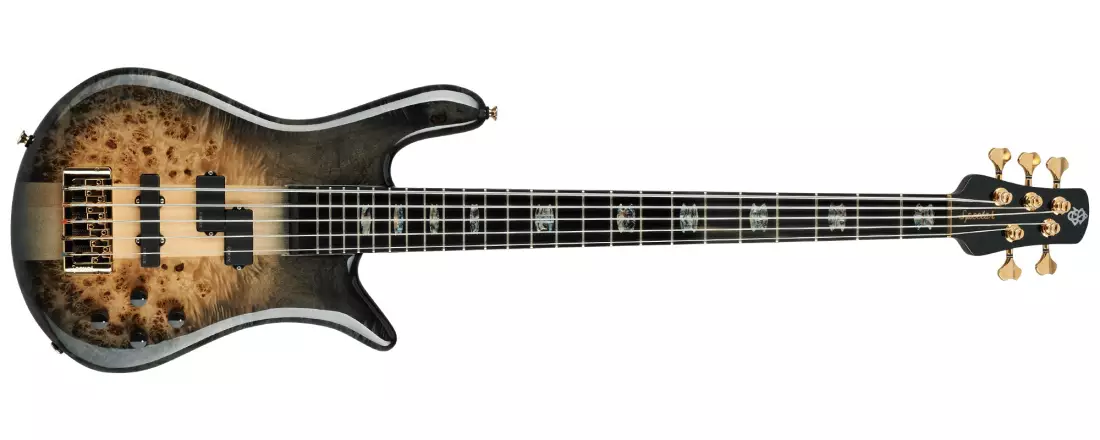 Euro 5 CST Electric Bass Guitar - Natural Black Burst