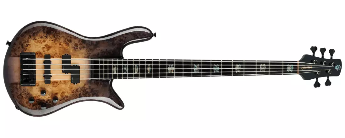 Euro 5 CST Electric Bass Guitar - Natural Violet Burst