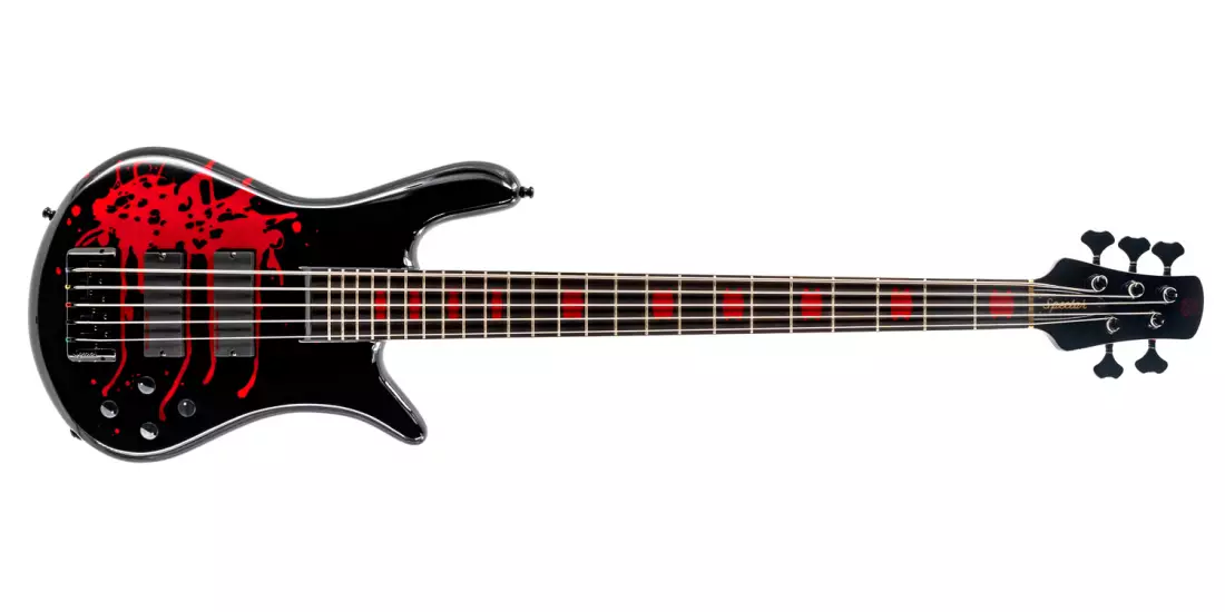 Euro5 LX Alex Webster Signature Bass - Blood Red Drip