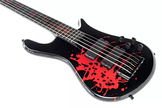 Euro5 LX Alex Webster Signature Bass - Blood Red Drip