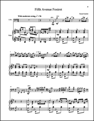 A City Suite - Kander - Cello/Piano - Book
