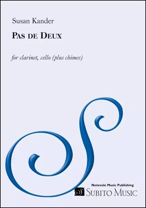 Pas de Deux - Kander - Clarinet/Cello/Chimes - Score/Parts