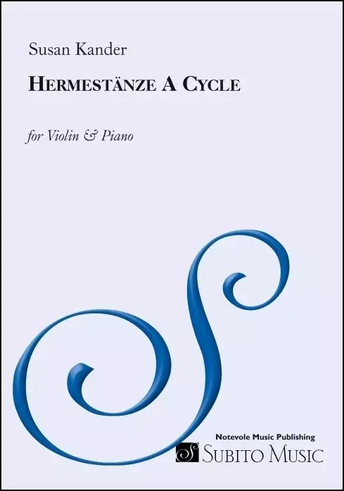 Hermestanze A Cycle - Kander - Violin/Piano - Book