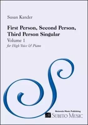 Notevole Music Publishing - First Person, Second Person, Third Person Singular: Volume 1 - Kander - High Voice/Piano - Book