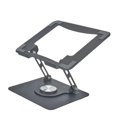 Uncaged Ergonomics - RISE Swivel Adjustable Laptop Desk Stand 2.0 - Black