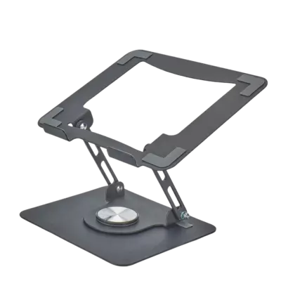 Rocelco - RISE Swivel Adjustable Laptop Desk Stand 2.0 - Black