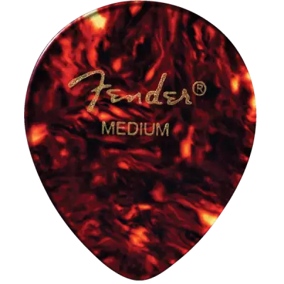 Fender - Classic Celluloid Pick, 347 Shape - Medium (12 Pack)