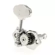 3+3 Ratio Acoustic Guitar Machine Heads Butterbean Open Back - Nickel